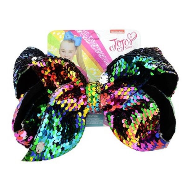 

8inch jojo sequins hair clip bows hair bow 9 colors for choice girls hairpins kids children hair accessory toddler headwear dhl free, Golden;silver