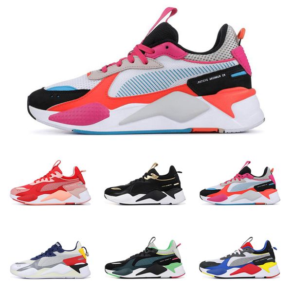 

2020 new sale rs-x men women fashion running shoes black green gold red atoll bright peach athletic mens trainers sports sneakers size 36-45