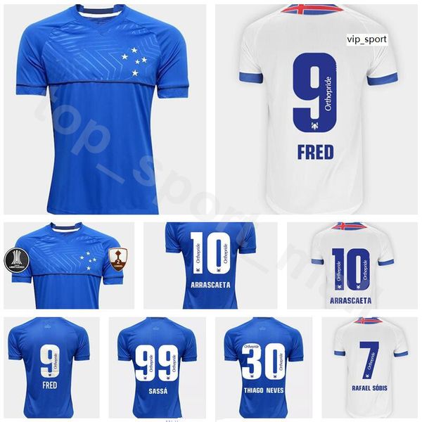 

FC Cruzeiro Jersey Soccer FRED ARRASCAETA RAFAEL SOBIS THIAGO NEVES Football Shirt Kit Uniform