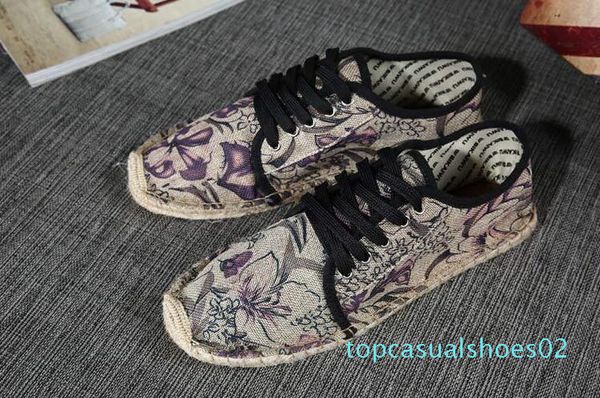 

2019 new style canvas shoe womens and men canvas shoes fashion loafers flat shoes women espadrille sneakers size 36-45, Black