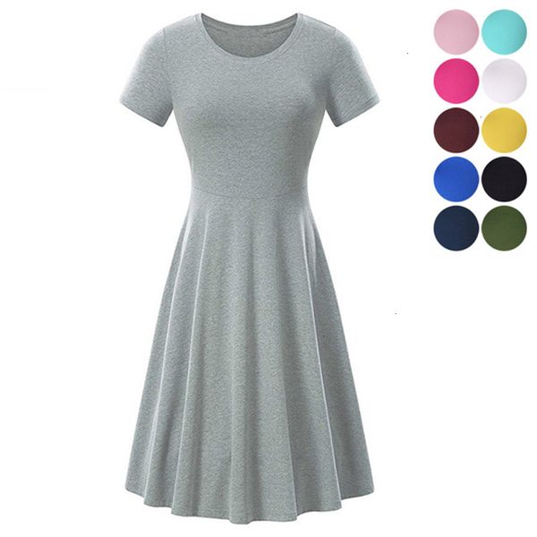 

рынк платье конструктора конструктора платья вскользь платья лета твердая 2019 с коротким рукавом платья женщина robe элегантный vestidos de, Black;gray