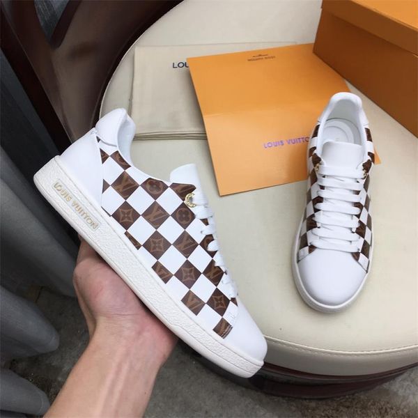 

2020 couple models frontrow brand shoes casual shoes comfortable trend leather output increase size 35-45