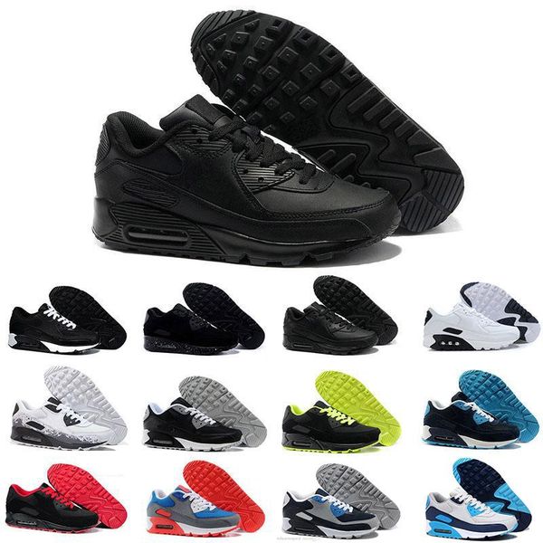 

2019 original classic 90s black white yellow for men women running shoes mens 90 fashion luxury mens women designer sandals shoes