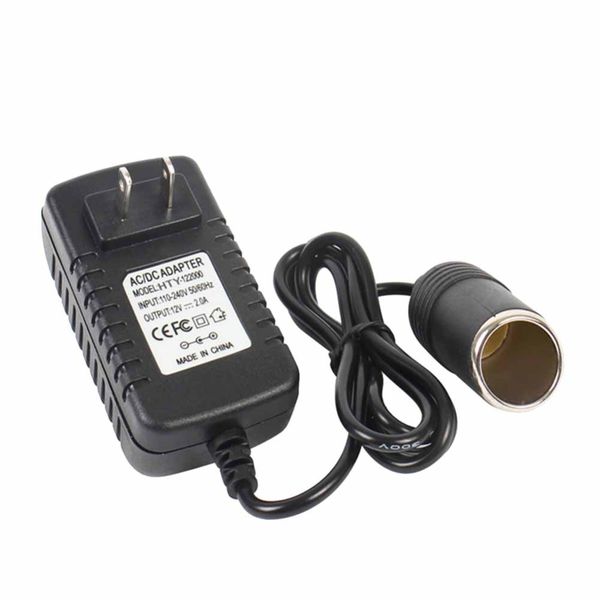 

bostar 240v вилку сетевого кабеля сигареты 12v розетка конвертер адаптер автомобильного прикуривателя 2a ac / dc # 279598