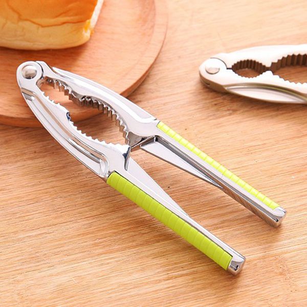

abs nutcracker multi-function nut cracker sheller walnut cracker plier metal opener eco-friendly kitchen tool