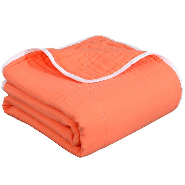

high density washed pure cotton gauze super soft cozy cover blanket baby bath towel for children towel blankets 110x120cm