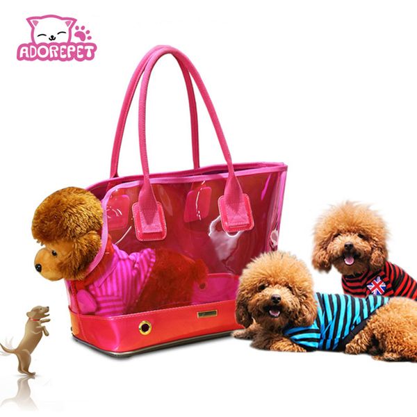 

cute transparent small pet cat dog travel luxury carrier bag chihuahua dog puppy outdoor portable carrying bags tote handbag