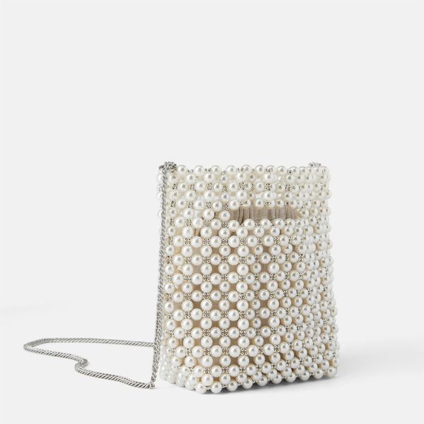 

new women's bag summer pearl mini single shoulder slant women's bag