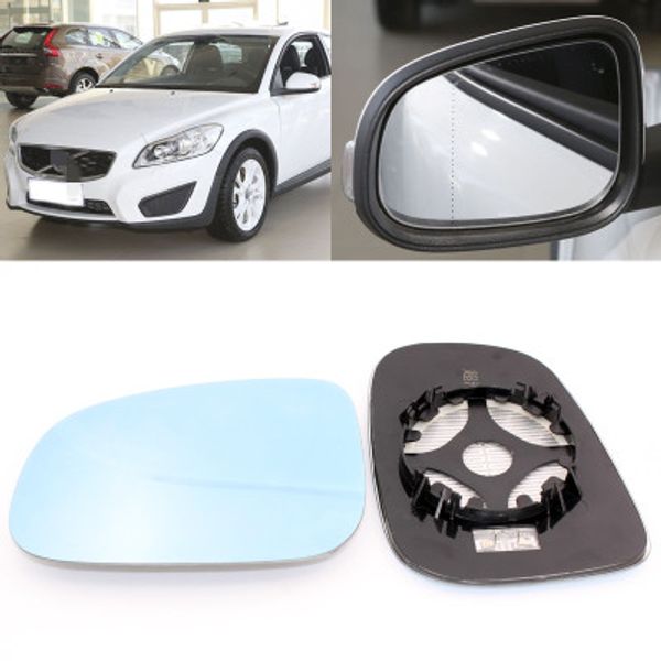 

for volvo c30 large field of vision blue mirror anti car rearview mirror heating modified wide-angle reflective reversing lens