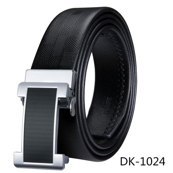 

hi-tie new fashion belt men genuine luxury leather belts for men strap male metal automatic buckle dk-1024, Black;brown