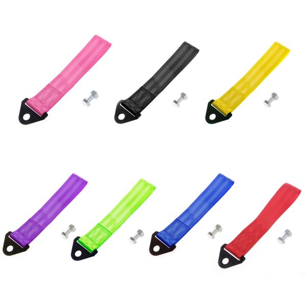 

1pc nylon tow eye strap racing car tow strap/high strength ropes/towing bar