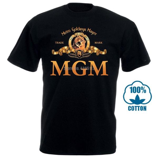 

metro goldwyn mayer trade mark mgm studio's t shirt 011915, White;black