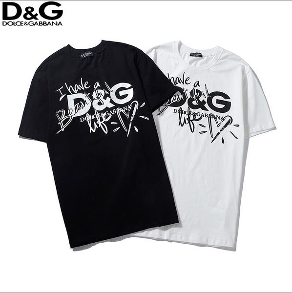 

2020 мужская конструкторы рубашка летний топ женская мужская мужская с коротким рукавом рубашки марка одежды письмо печать шею-017, White