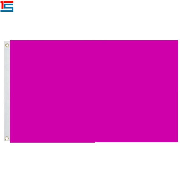 

fluorescent purple single color solid banner flag 3ft x 5ft polyester, 90*150cm flag with 2 grommets,flags of simple colour