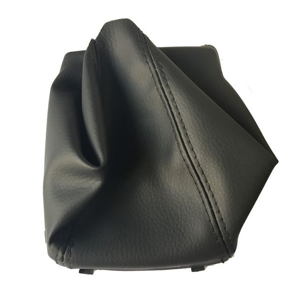 

car auto gear shift collars carbon fiber car manual shifter gear shift boot cover gaiter for c-max facelift kuga