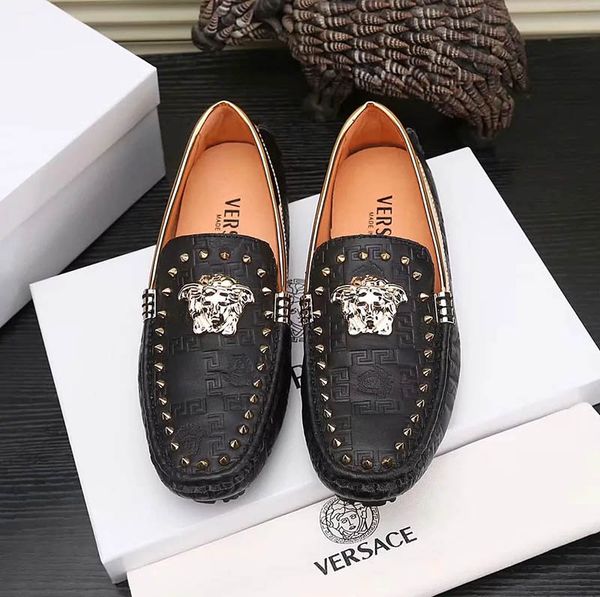 

2019 Мужские Роскошные Mock Croc Дизайнер Классические Туфли Белые Черные Цепные Кожан