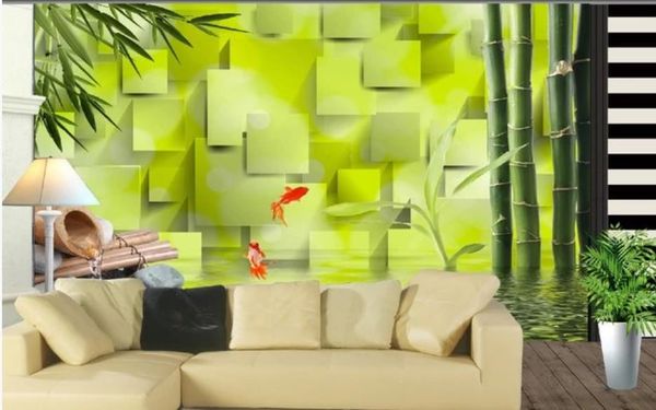 

living room 3d bamboo forest landscape tv background wall wall mural p wallpaper