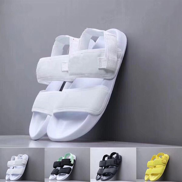 

2019 designer women shoes color slipper faux fur flip flops slide slippers ladies indoor white black yellow sandals