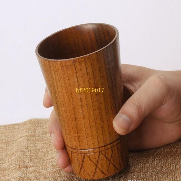 50 Stück Holzbecher, Vintage, handgefertigt, Holz, Teetrinkbecher, Milchbier, Kaffeebecher, Holzglas