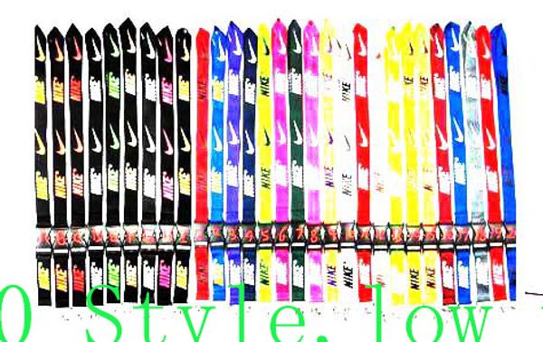 

500 style sports style lanyard racing key chain for key mobile id card hanging love cloth strap refitting 100pcs