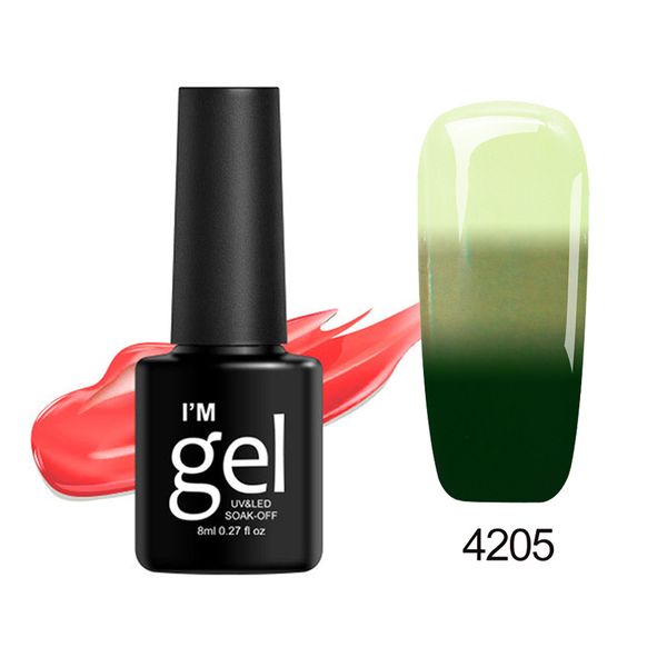 

gel nails polish @@ thermal nail polish color changing peel thermal ultra-thin glitter soak off uv gel 2019 new dropshipping hot