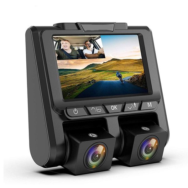 

3 inch ips 30 fps car dash cam full hd 1080p video driving recorder dual lens vehicle camera car dvr