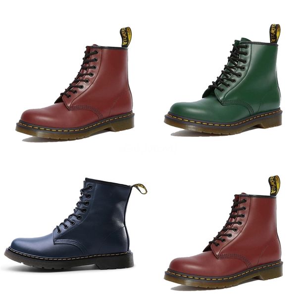 

cow leather high boots lace-up skateboarding shoe fashion sneakers casual flat sport metal rivets ankle martin boots,38-45#792, Black