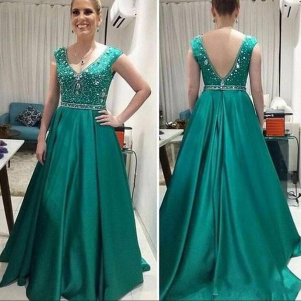 

teal green mother of the bride dresses fashion v neck wedding guest dresses beaded satin a line formal evening party gowns custom made, Black;red