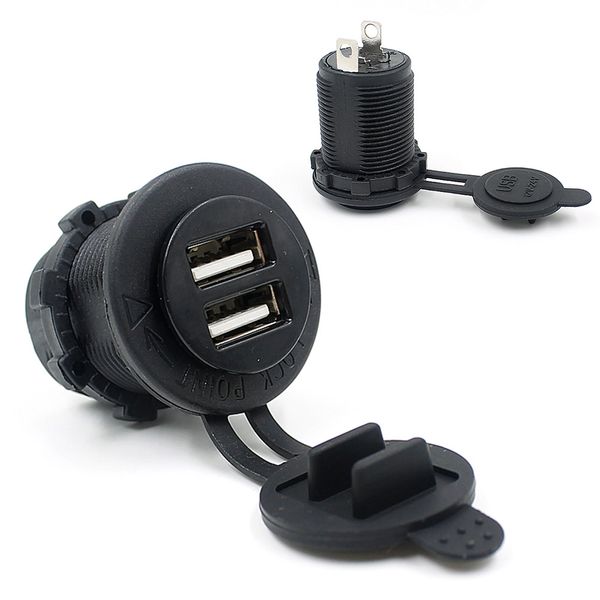 

car cigarette lighter socket dual quick charge usb charger power adapter accessories fast pd car charging phone charger