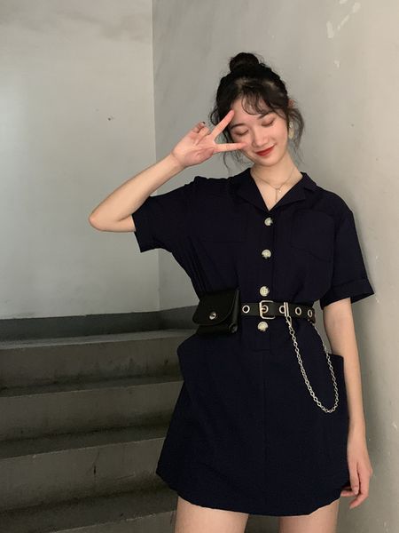 

hole-belt womens punk style mens simple belt womens-small waist pack cool ins retro with a skirt jacket, Black;brown