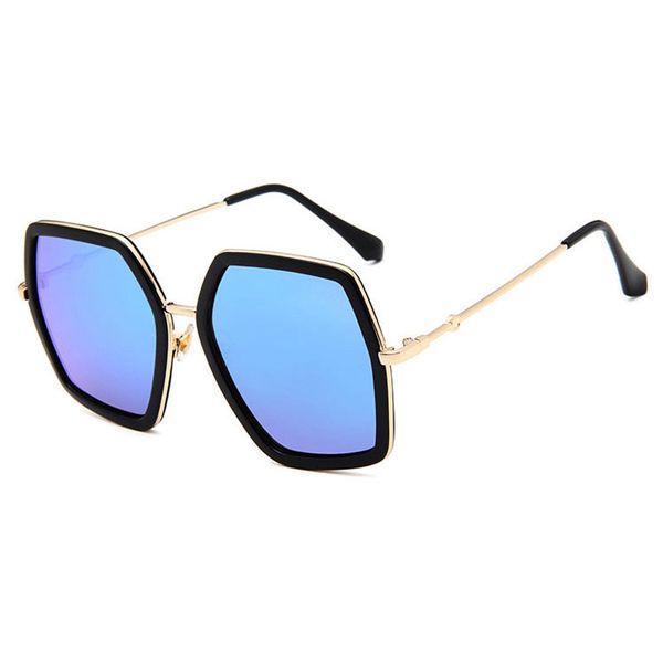 

ladies designer square lasses brand oversized crystal sunglasses women big frame mirror for female glasses, White;black