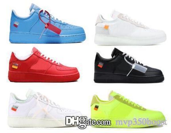 

2020 new 1 mens forces 2.0 running shoes sneakers designers off mca university blue sport casual skateboard forced women low chaussure shoes
