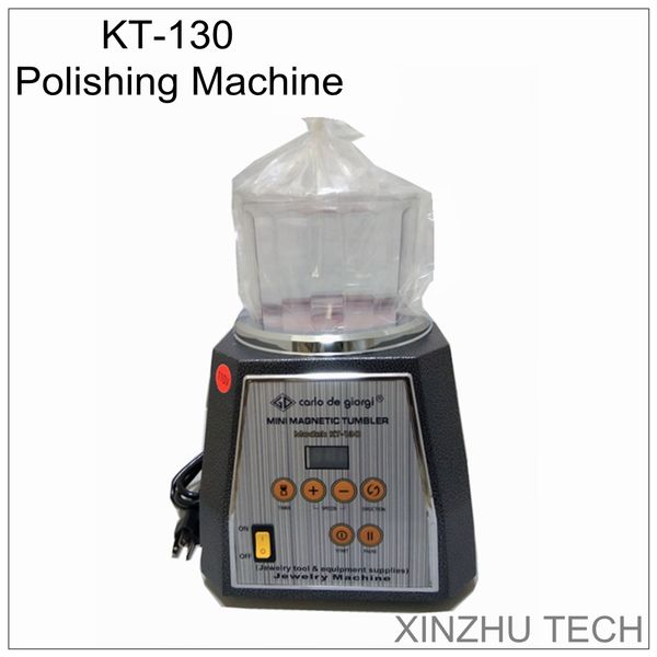 

kt-160 rolling drum polishing machine jewelry vibratory tumbler barrel rotary magnetic jewelry polisher capacity 1.3kg