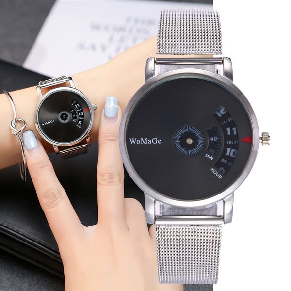 

fashion business watches men relogio masculino quartz wristwatches unique reading time all steel fashion erkek kol saati watch, Slivery;brown