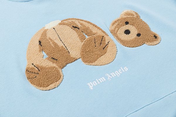 

20ss hip hop plush split bear printed sweater pa men's and women's fashionable fleece hoodieg5d4bi8d, Black;brown