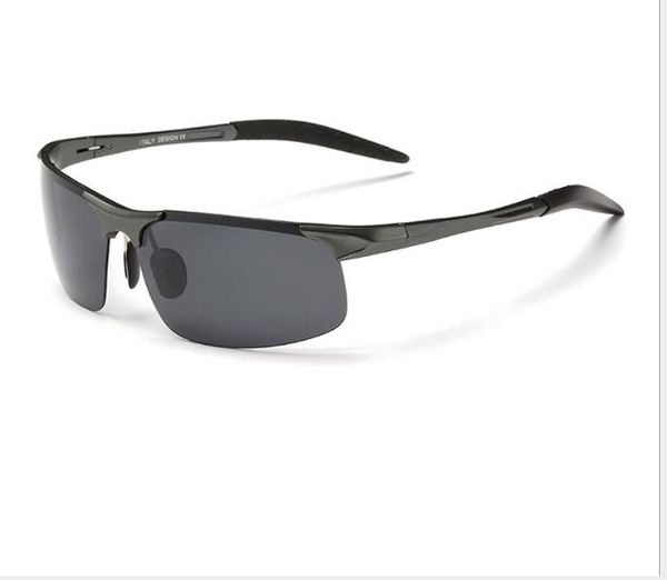 

мужские солнцезащитные очки с алюминиевым магниевым покрытием, White;black