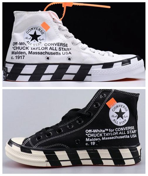 

new arrival stripe off chuck 70 all white canvas shoes taylor 1970s star men women fashion designer sneakers casual skateboard shoes 36-45