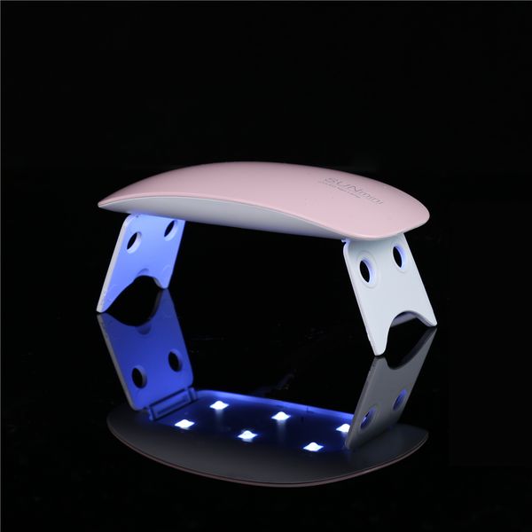 

1 pcs 6w mini usb nail lamp uv gel polish curing nail led lamp gel dryer for professional nail art tools uv lamp 2017