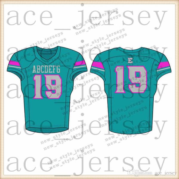 

11350Men 2019 Youth Football Jerseys Army Green Wine Red Embroidery Logos Stitched Custom Any name Any number Jerseys