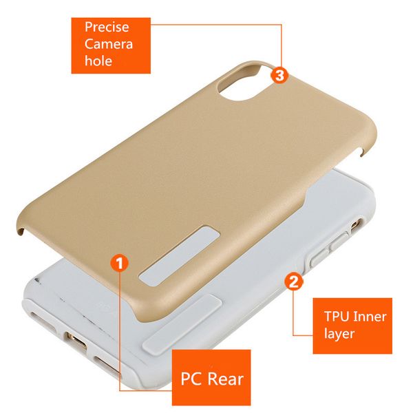 

solid color for iphone 11 pro max armor case a series pc+tpu hybrid case for samsung a50 a60 a70 anti-drop armor case
