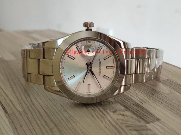 

5 colors selling luxury mens watch 41mm president datejust 126334 126300 asia 2813 movement mechanical automatic watches folding mechani, Slivery;brown