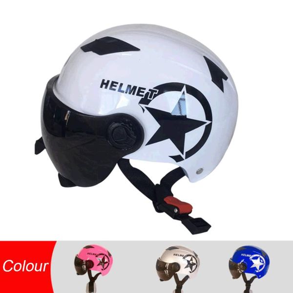 

cycling caps & masks men women bicycle helmet summer double exhaust vent design adjustable buckle solid color motorcycle riding, Black