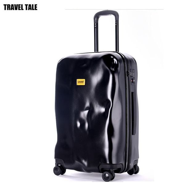 

travel tale abs 20"24"28 rolling luggage men trolley 20 inch travel suitcases on wheels