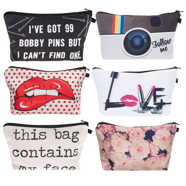 

Печать на холсте для ресниц Макияж Сумки для ресниц с кисточкой для макияжа Косметическая сумка с различными узорами Косметички Для путешествий Женская сумка Женская сумка