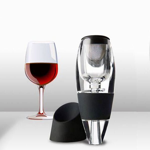 

magic wine decanter red wine aerator filter wine essential equipment gift with bag hopper filter with retail box