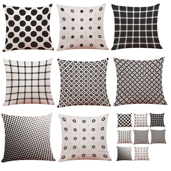 

cushion almofadas lattice round dots sofa luxury throw pillowcase decorative pillows bedding new home decor