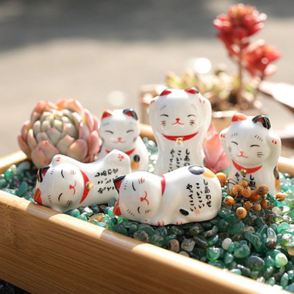 

горячая продажа lucky cat палочки держатель японского керамические палочки care керамического lucky cat home hotel ceramics смазливого новое
