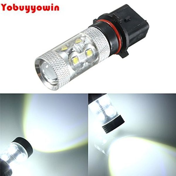 

frete gratis 2pcs branco p13w sh23w 50w alta potencia cree chip lampada led para nevoeiro daytime running luz drl carro led