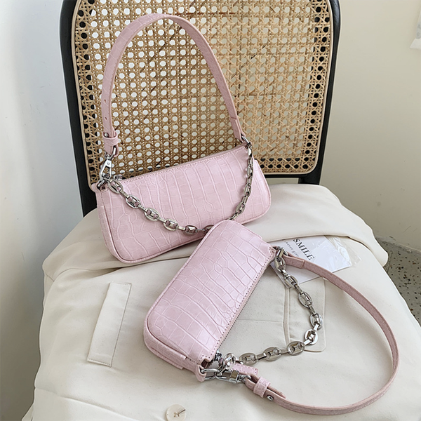 

small pu leather shoulder bags for women 2020 chain design hand bag female travel summer ladies phone purses bags