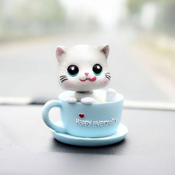 

car decoration car accessories creative cute shaking head kitten furnishings high-end decorative supplies lovely modelling